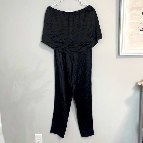 Ella Moss Izzy strapless jumpsuit in black NWT chic - Picture 2 of 10